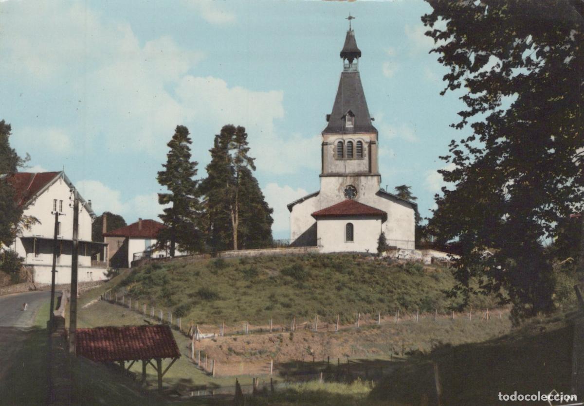 Postais: France Escource L &Eacute;glise et les Routes de Mimizan et Contis Unposted *YAF636