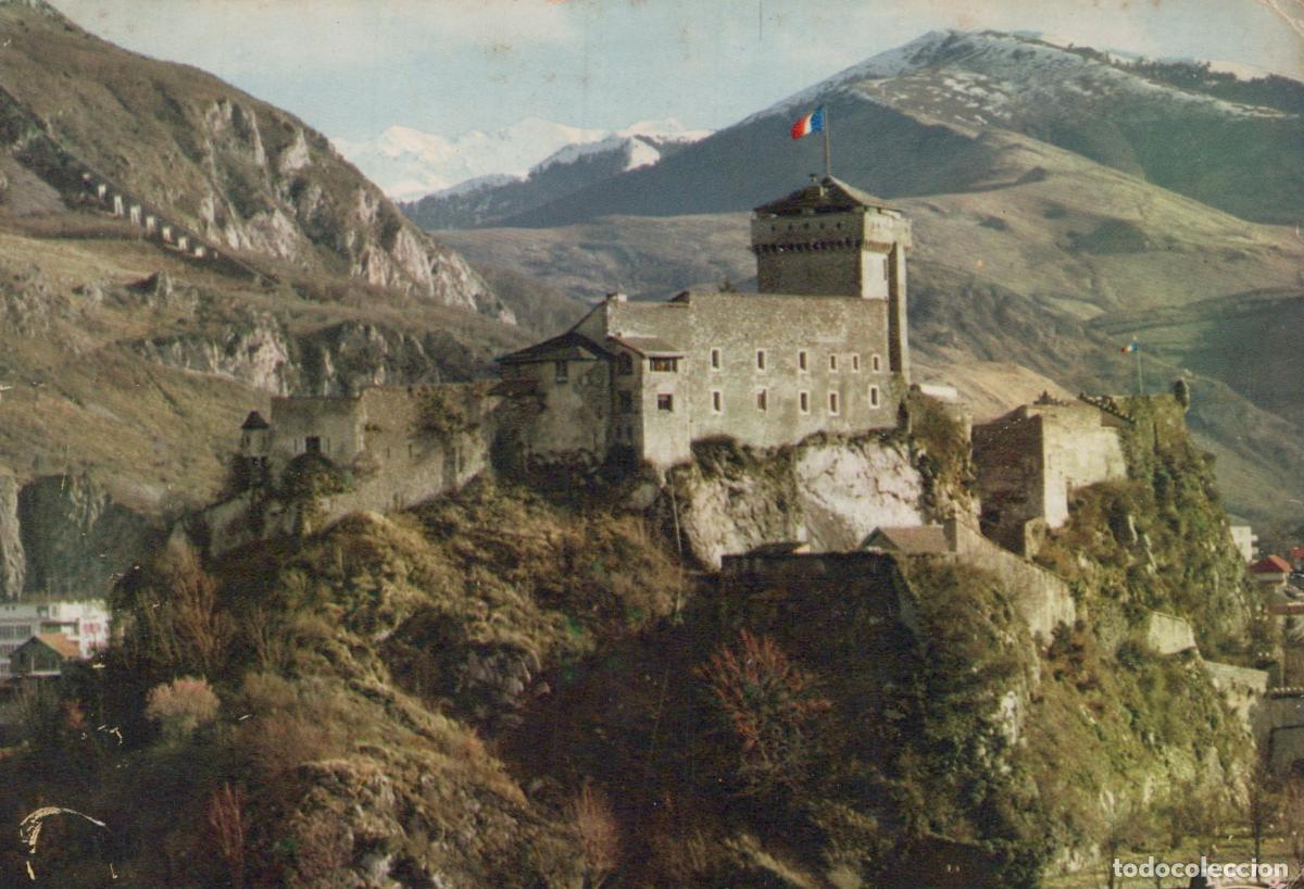Postais: France Lourdes Ch&acirc;teau Fort et Pic du Jer Architecture *YAF651