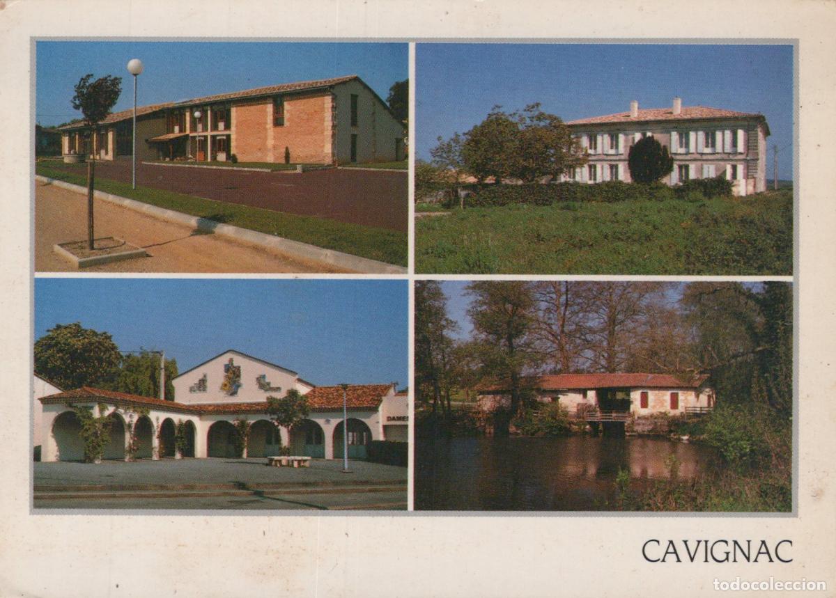 Postais: France Cavignac Paysage Rural Moulin Ch&acirc;teau et Architecture Unposted *YAF656