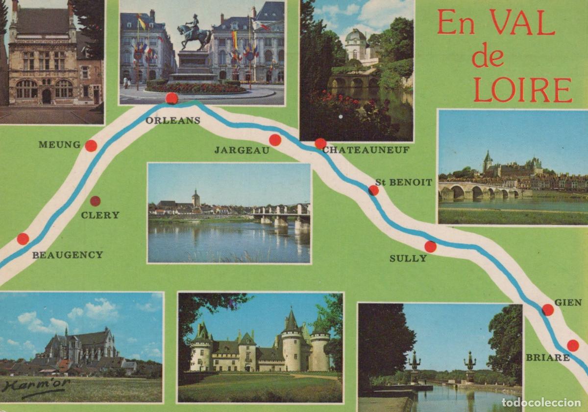 Postkarten: France Orleans Val de Loire Multi Vues Ch&acirc;teaux et Paysages *YAF691
