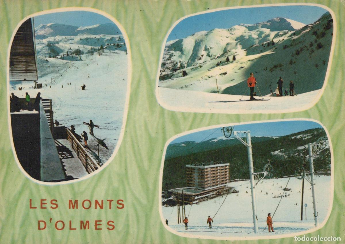 Postkarten: France Les Monts D Olmes Station Ski Pistes Enneig&eacute;es T&eacute;l&eacute;skis *YAF705