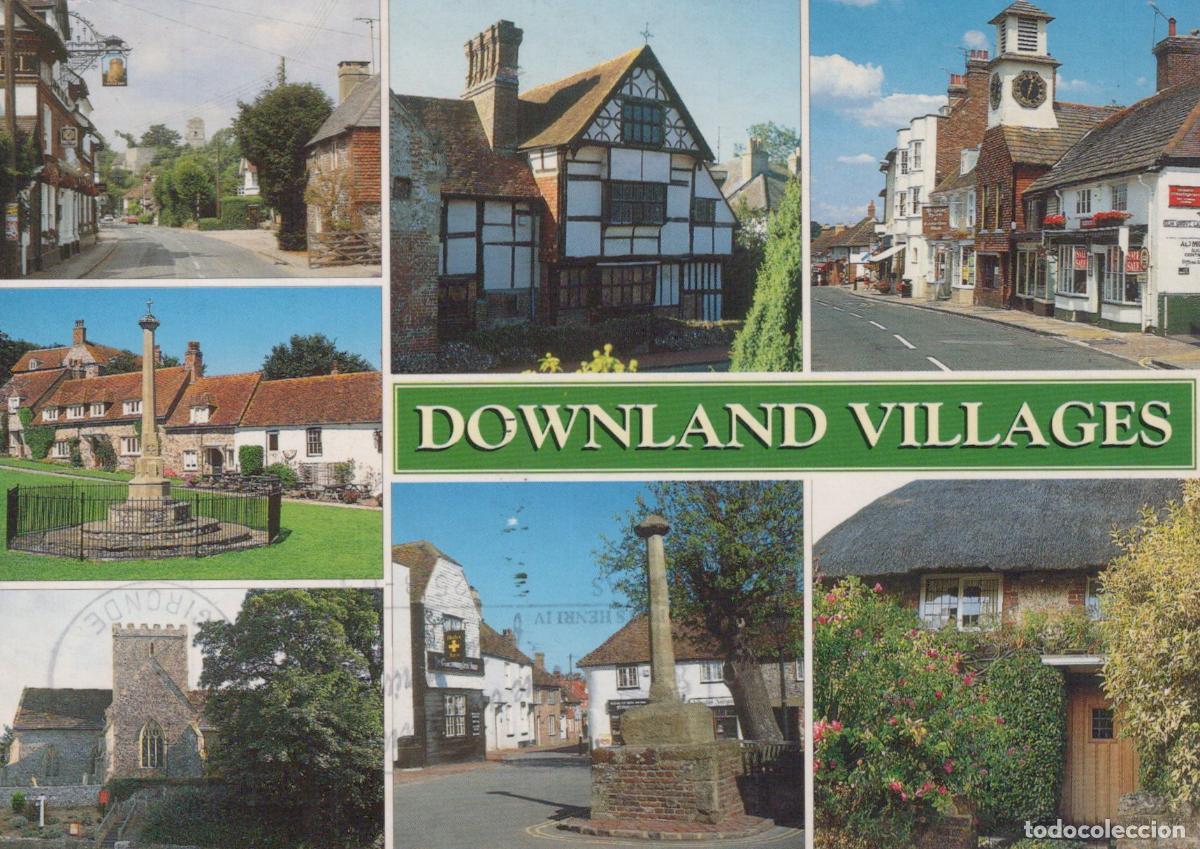 Postkarten: United Kingdom Downland Villages Architecture Landscape 2003 *YAF731