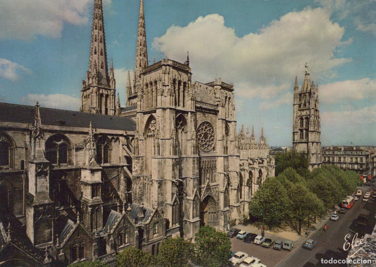 Cartoline: France Bordeaux Cath&eacute;drale Saint Andr&eacute; Tour Pey Berland Gothique *YAF741