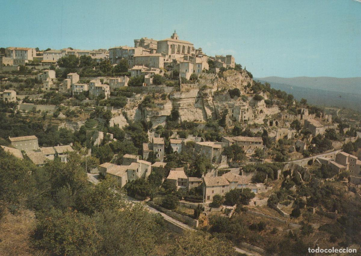Cartoline: France Gordes Village Perch&eacute; en Provence Vue Panoramique Unposted *YAF745