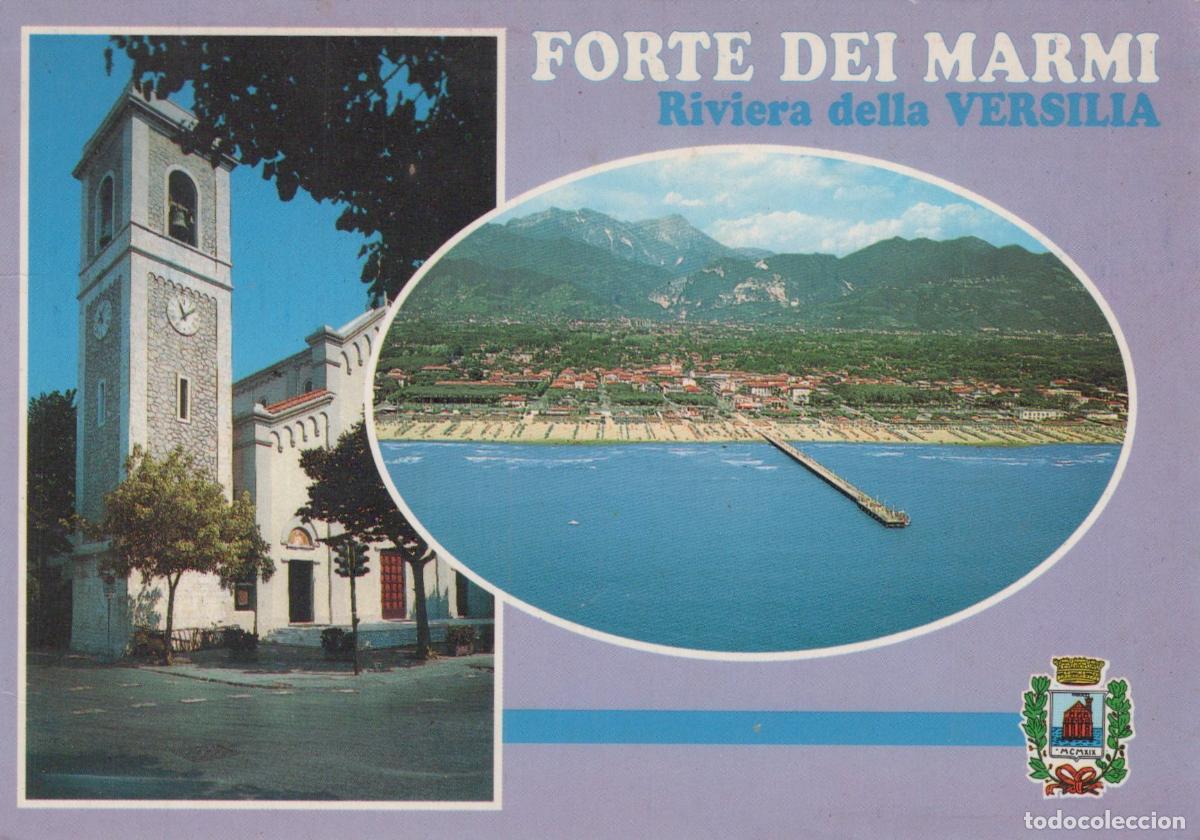 Cartoline: Italia Forte Dei Marmi Chiesa Sant Ermete Molo Alpi Apuane Affrancata *YAF780
