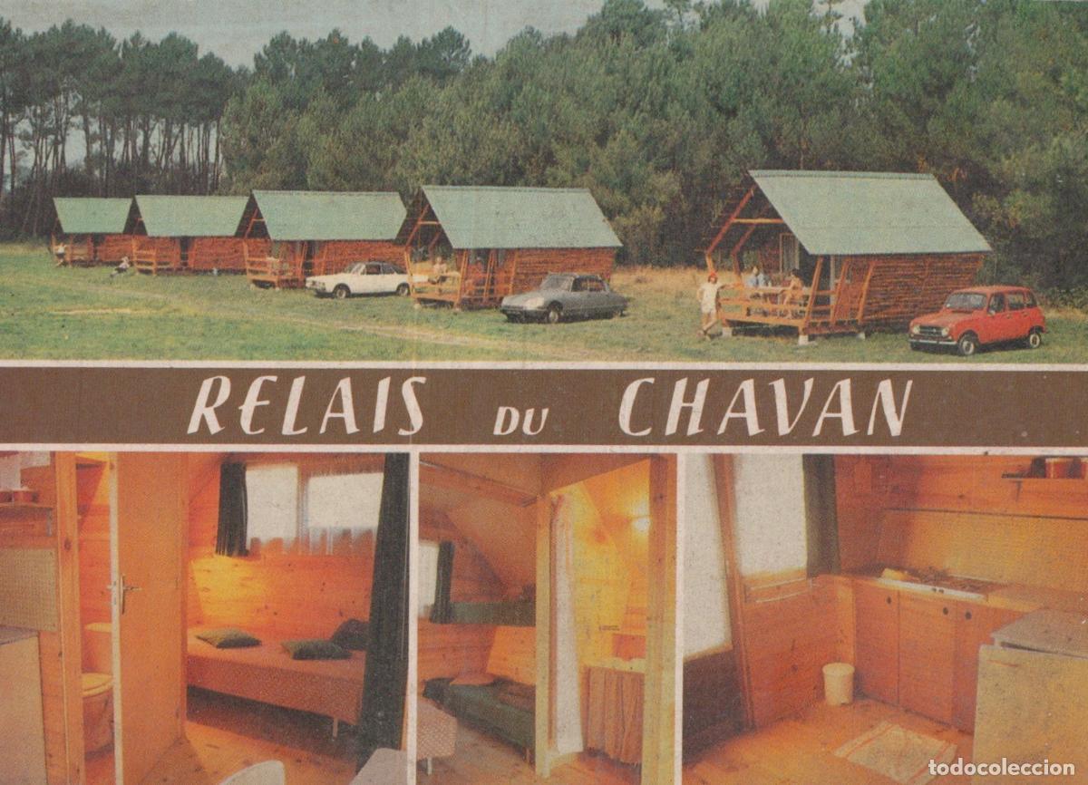 Postkarten: France Laruscade Gironde Relais du Chavan Camping Bungalows Unposted *YAF785