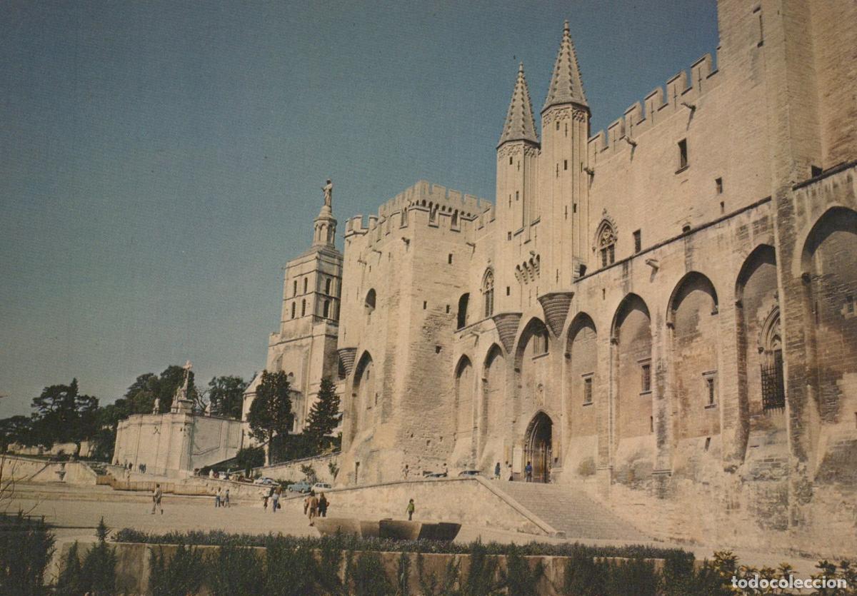 Postkarten: France Avignon Provence Palais des Papes Architecture M&eacute;di&eacute;vale Unposted *YAF786