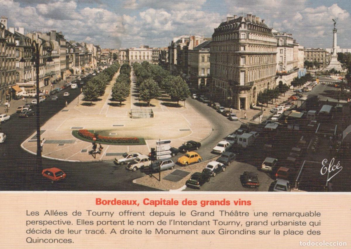 Postkarten: France Bordeaux All&eacute;es de Tourny Monument Aux Girondins Unposted *YAF792