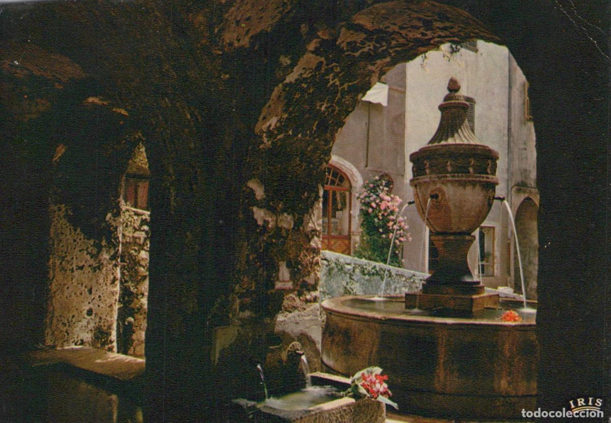 Postkarten: France Old Village Window Fountain *YAF817