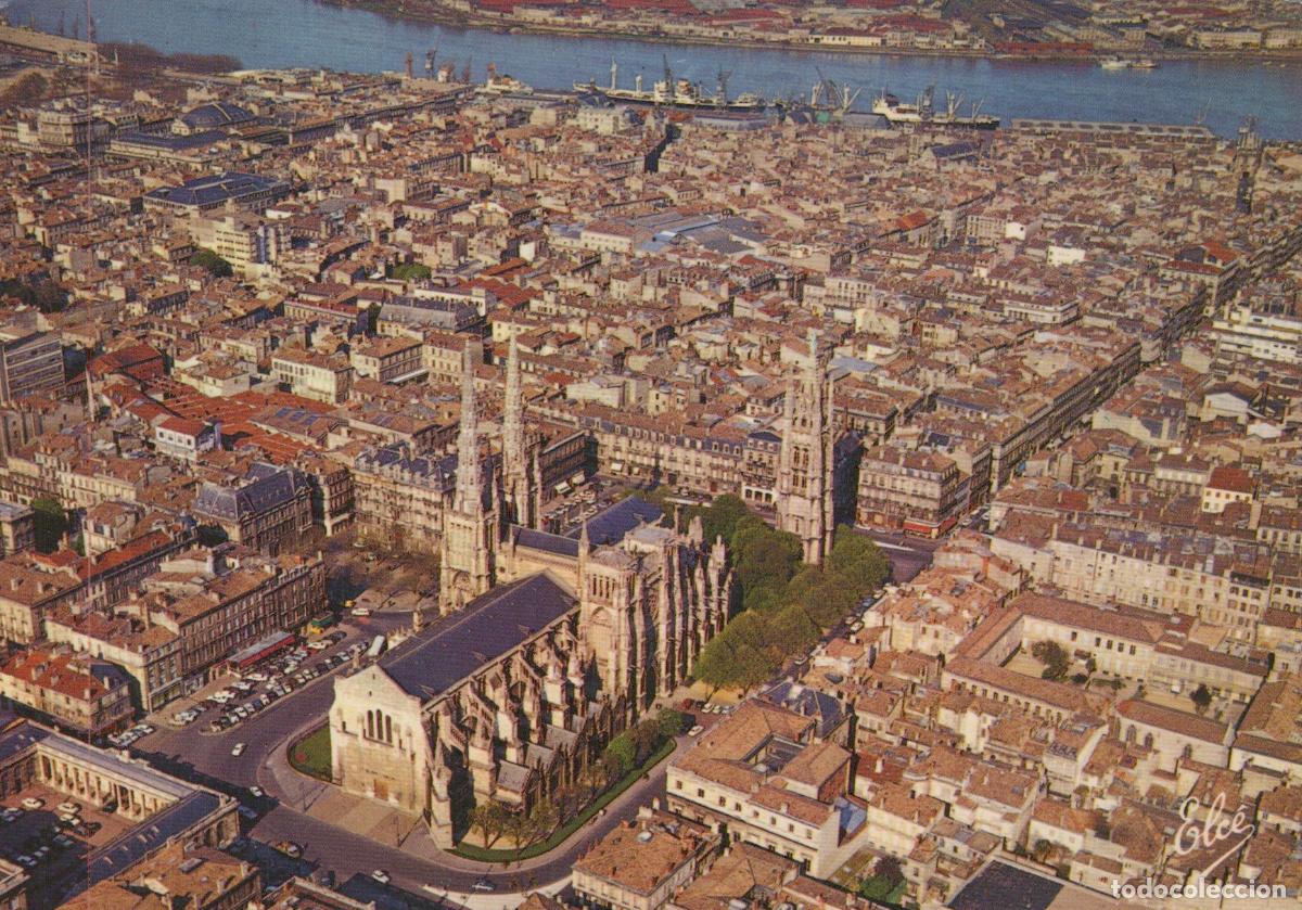 Postkarten: France Bordeaux Cath&eacute;drale St Andr&eacute; Tour Pey Berland Port *YAF827