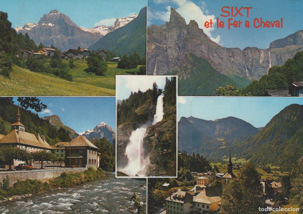 Postcards: France Sixt Fer &Agrave; Cheval Paysages Montagnards et Cascade du Rouget *YAF860