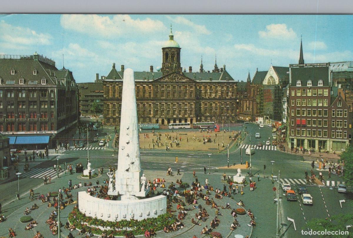 Postcards: Nederland Amsterdam Dam Plein Nationaal Monument Paleis Unposted *YAF881