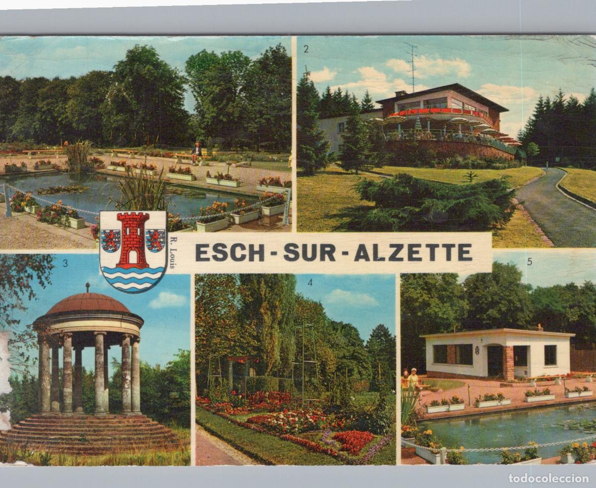 Postcards: Luxembourg Esch sur Alzette Vues Jardins &Eacute;ducatifs Pavillon Belv&eacute;d&egrave;re *YAF892