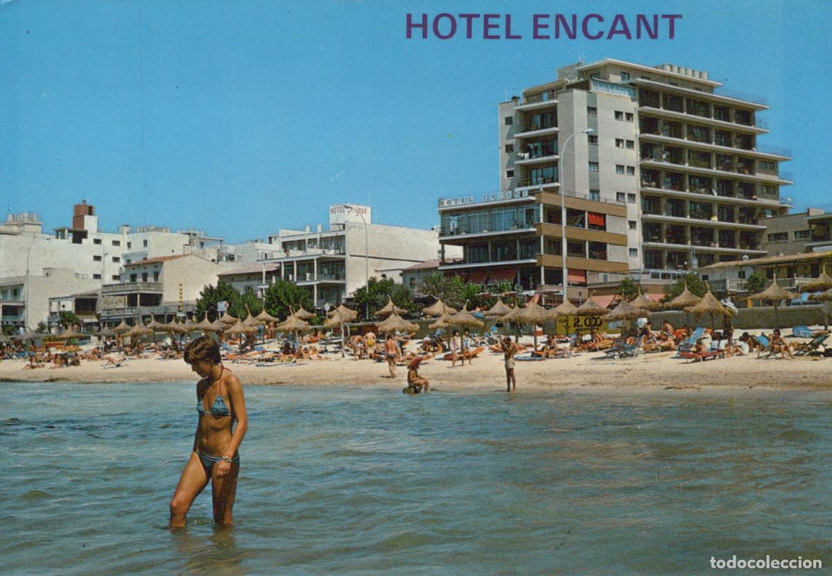 Postcards: Espa&ntilde;a Palma Islas Baleares Hotel Encant Playa Arquitectura Oblit&eacute;rada *YAF916
