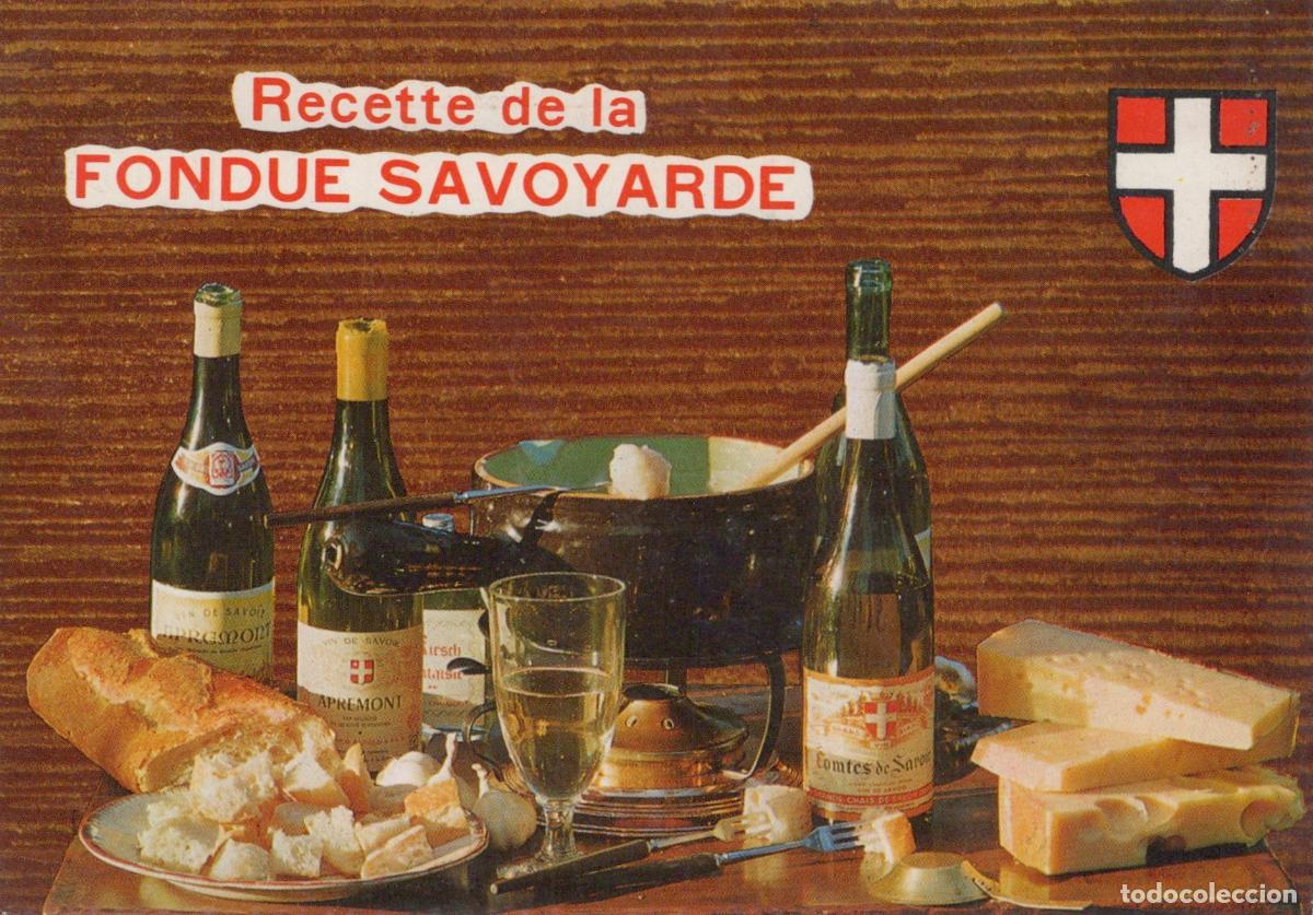 Postcards: France Brian&ccedil;on Recette Fondue Savoyarde Cuisine Post&eacute;e *YAF912