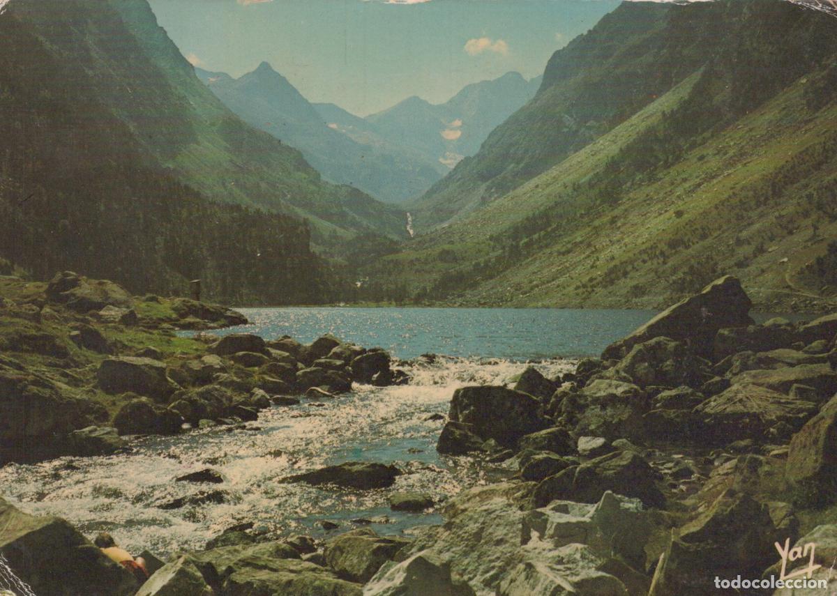 Postcards: France Cauterets Lac de Gaube Paysage Montagne Affranchie *YAF926