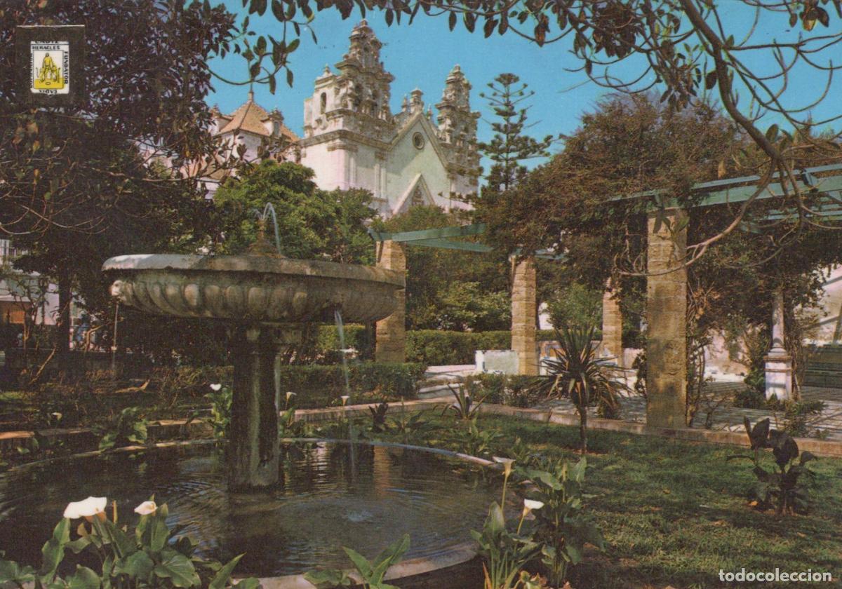 Postcards: Espa&ntilde;a Cadiz C&aacute;diz Jard&iacute;n Alameda Marqu&eacute;s Comillas Iglesia S Lorenzo *YAF935