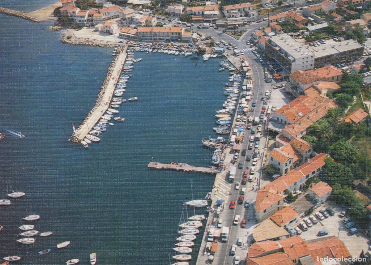 Postales: France Six Fours les Plages Vue A&eacute;rienne du Port M&eacute;diterran&eacute;en *YAF951