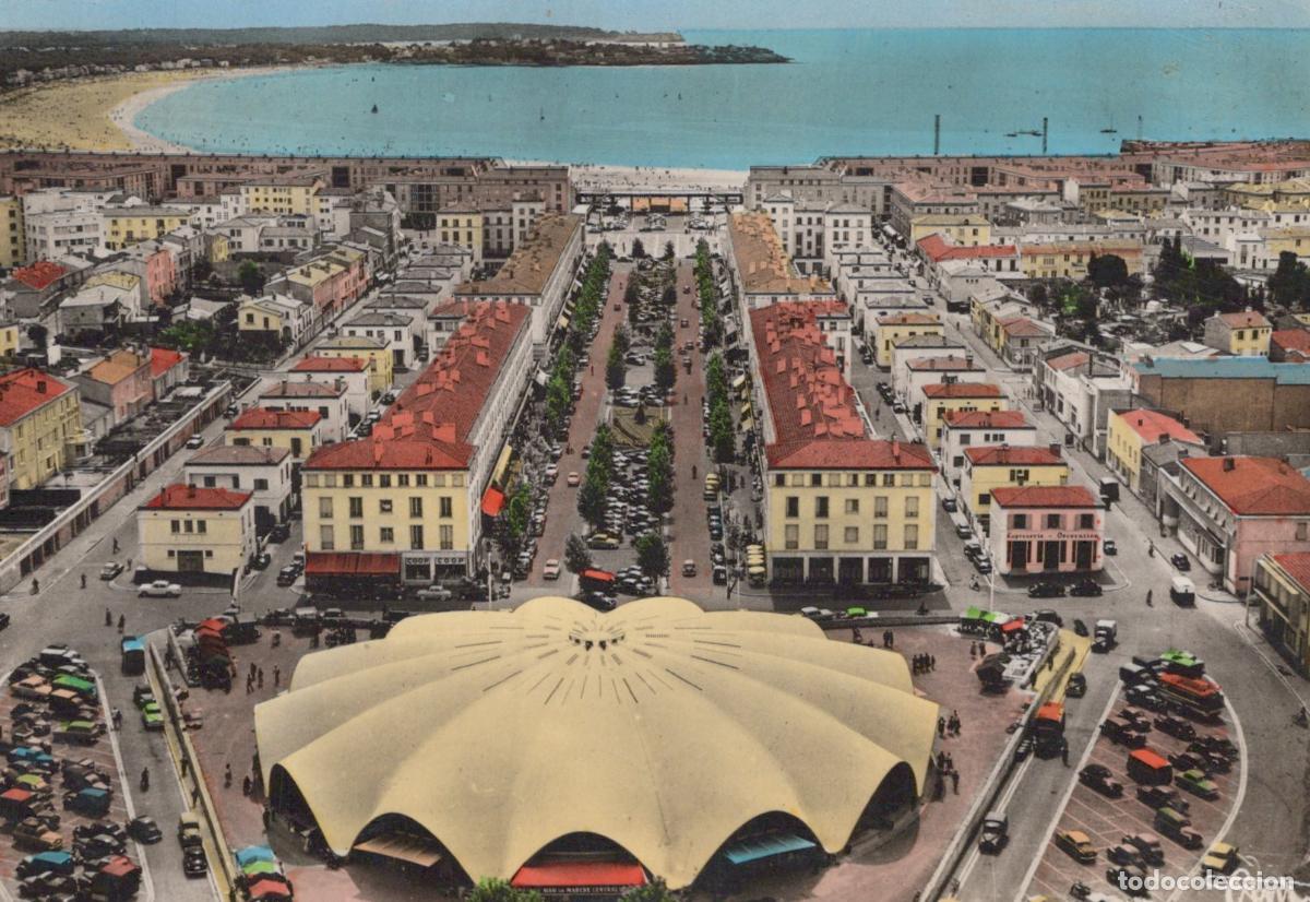 Postales: France Royan Vue A&eacute;rienne March&eacute; Couvert Boulevard Aristide Real Photo *YAF952