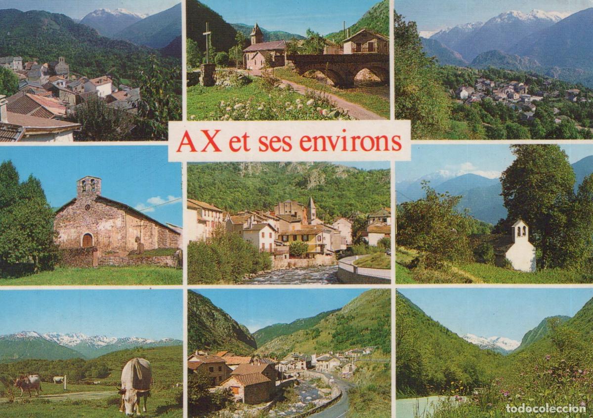 Postales: France Ax les Thermes Collage Vues Villages Montagnards Pyr&eacute;n&eacute;es *YAF960