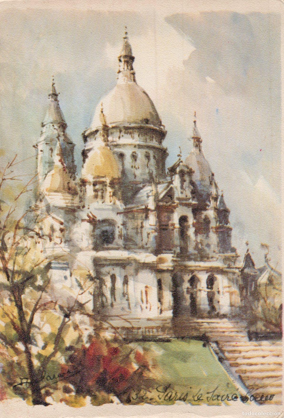 Cartoline: France Paris &Icirc;le de Basilique Sacr&eacute; C&oelig;ur Architecture *YAG022