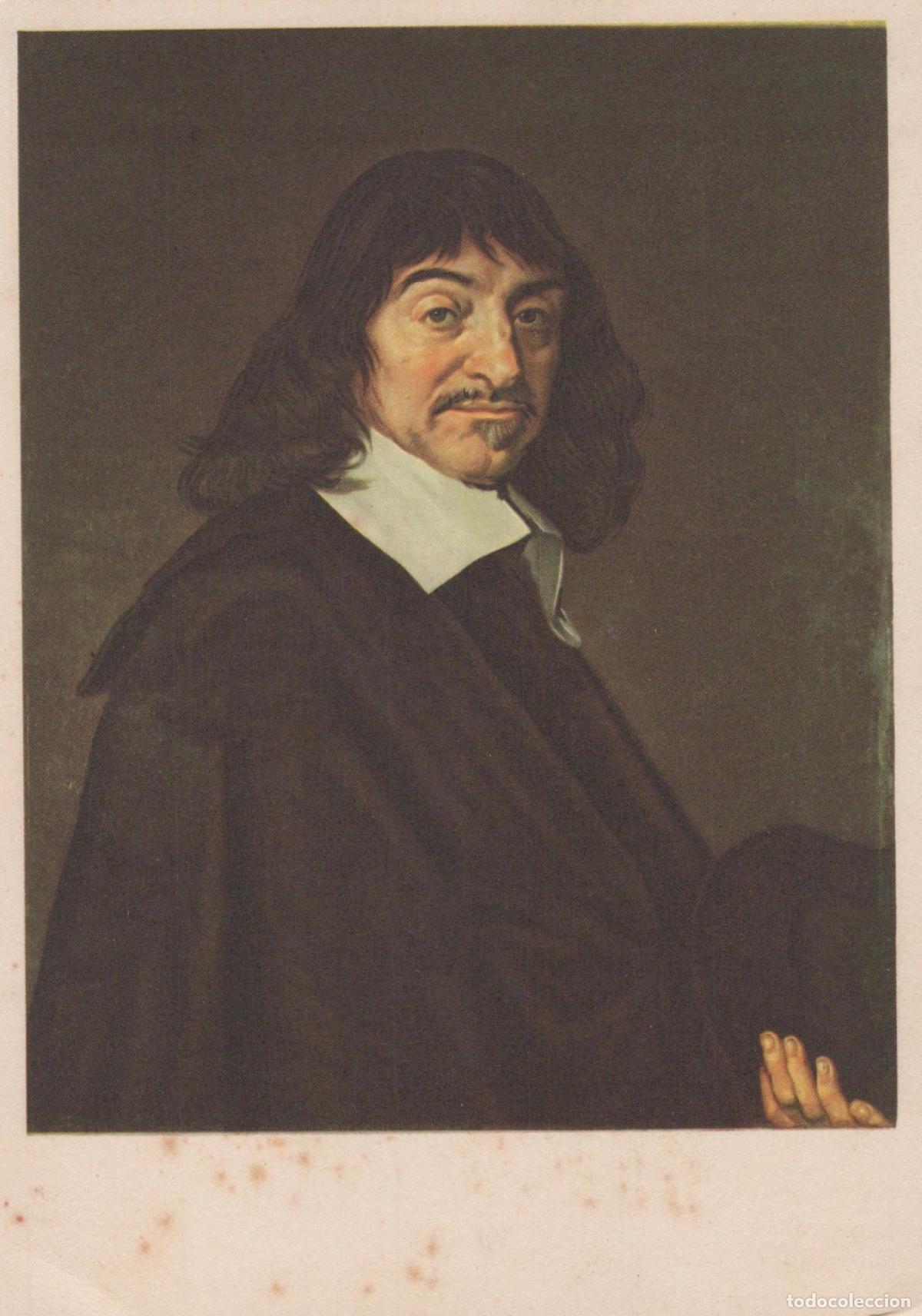 Cartoline: France Paris Portrait de Descartes Par Frans Hals Louvre Art Unposted *YAG038
