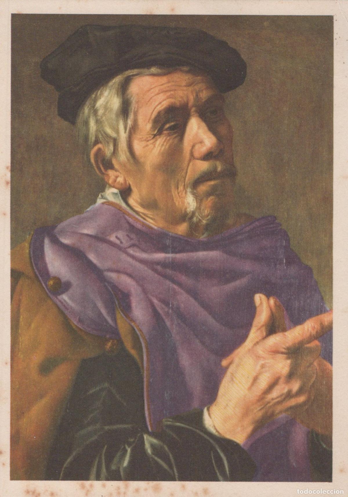 Cartoline: France Paris &Icirc;le de Peinture Vieillard &Agrave; la Toque Louvre Unposted *YAG040