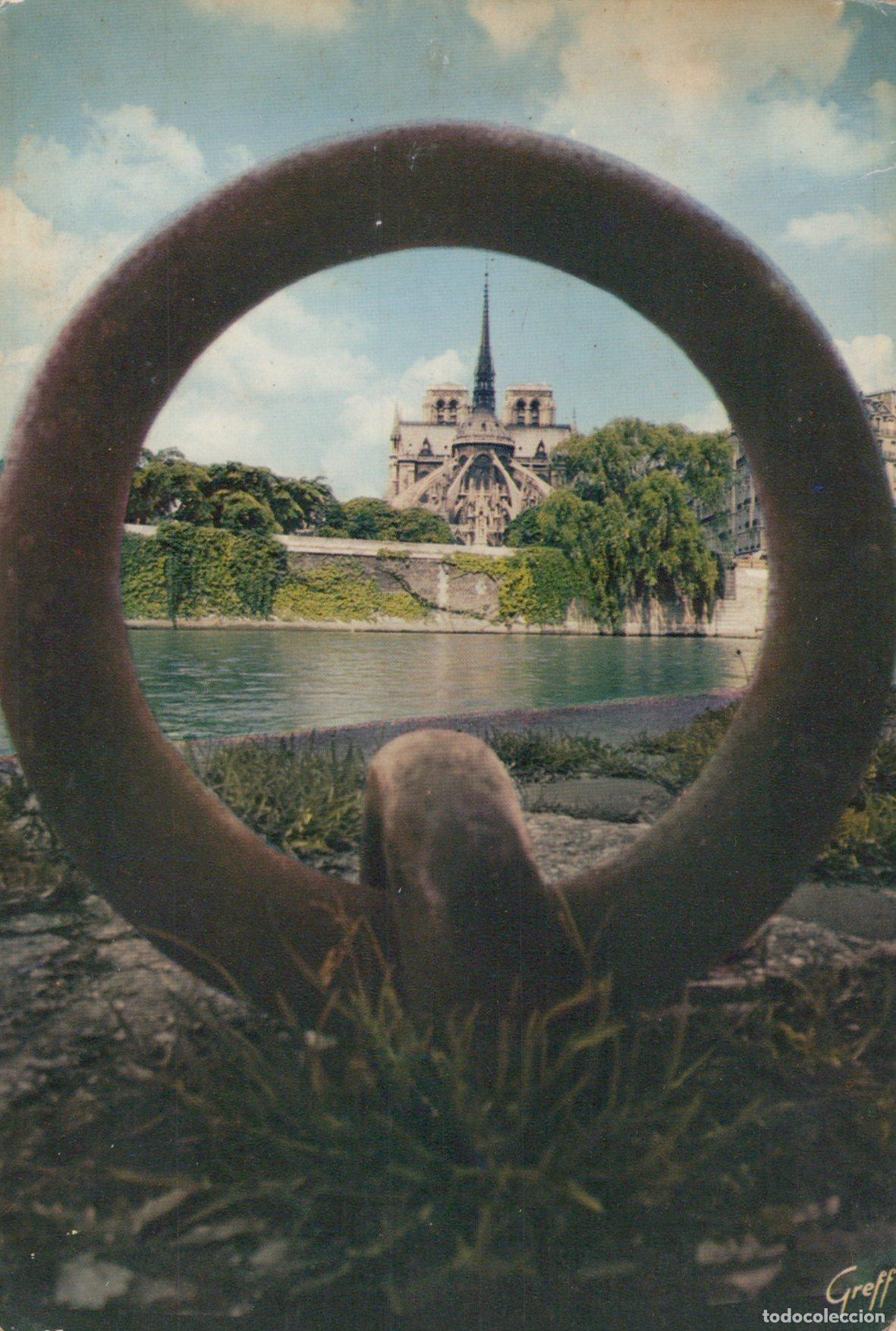 Postkarten: France Paris Cath&eacute;drale Notre Dame de Vue du Quai de Seine *YAG021
