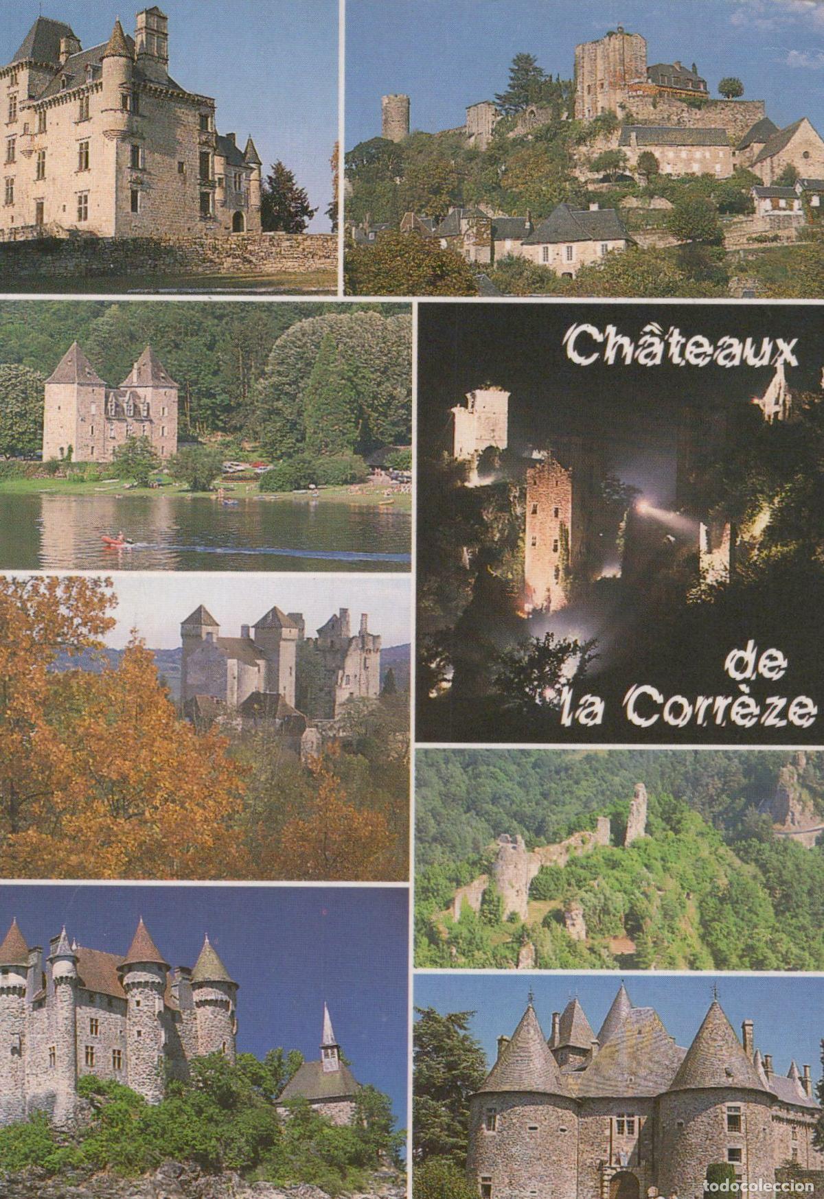 Postcards: France Corr&egrave;ze Ch&acirc;teaux M&eacute;di&eacute;vaux Vari&eacute;s Architecture Post&eacute;e *YAG026
