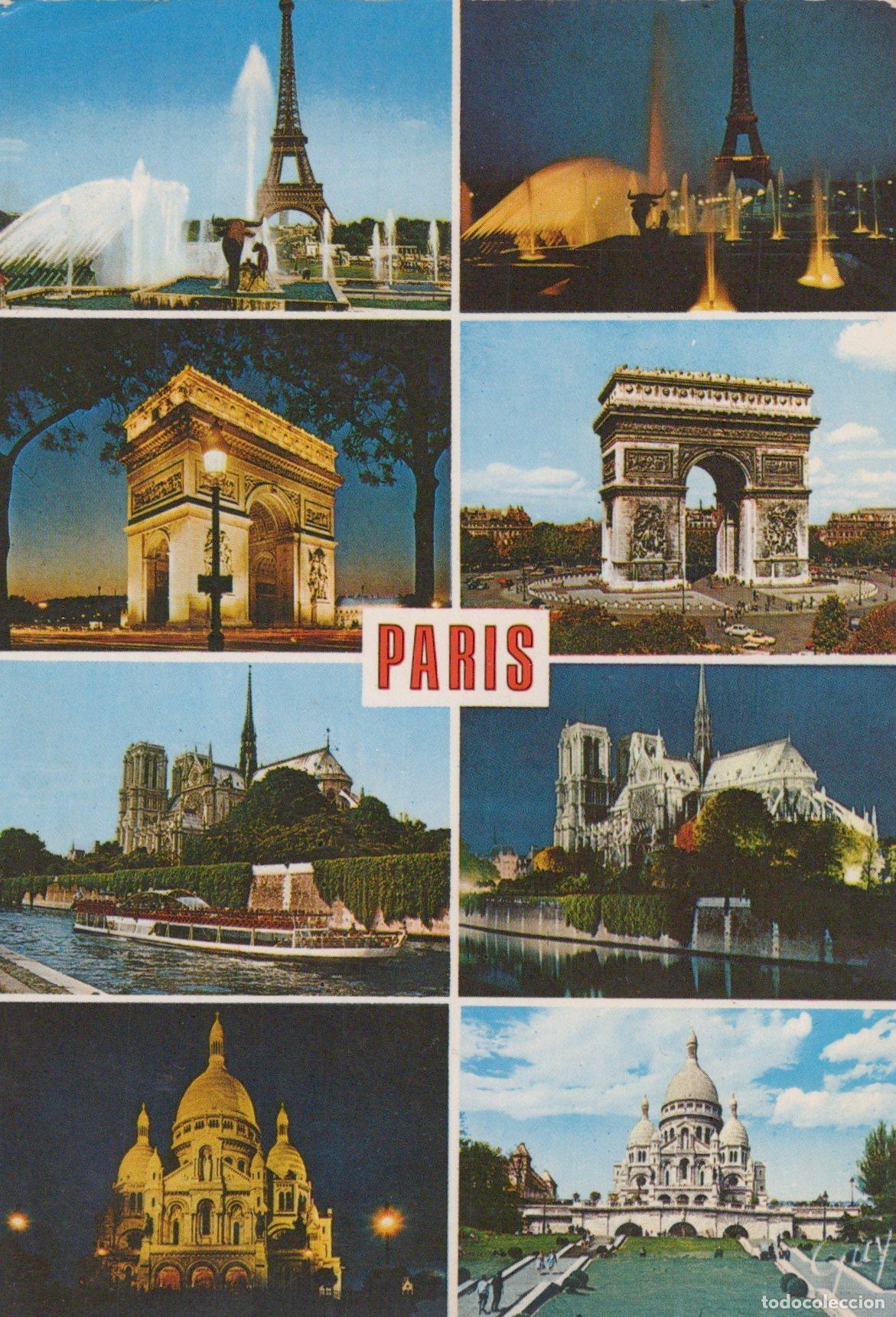 Postcards: France Paris &Icirc;le de Vues Multiples de Monuments Embl&eacute;matiques *YAG053
