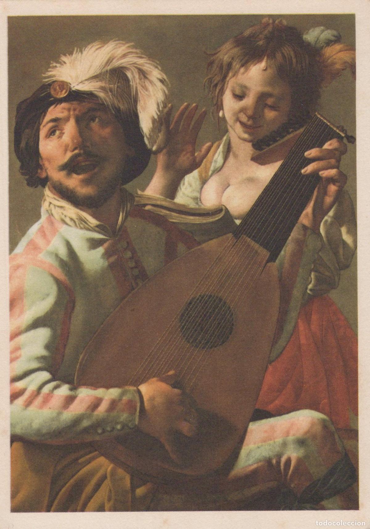 Postcards: France Paris &Icirc;le de Peinture le Duo Terbrugghen Louvre Unposted *YAG037