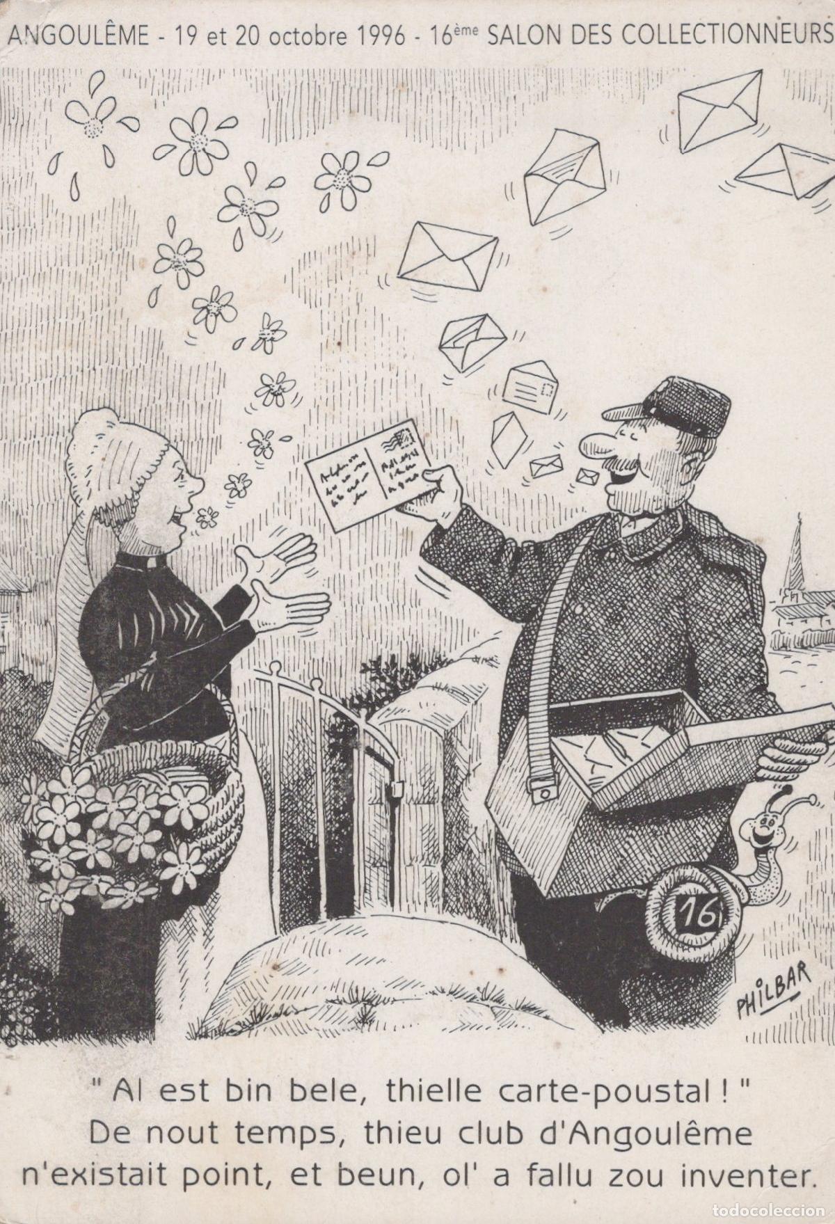 Postales: France Angoul&ecirc;me Salon Collectionneurs Humour Facteur Folklore Unposted *YAG081