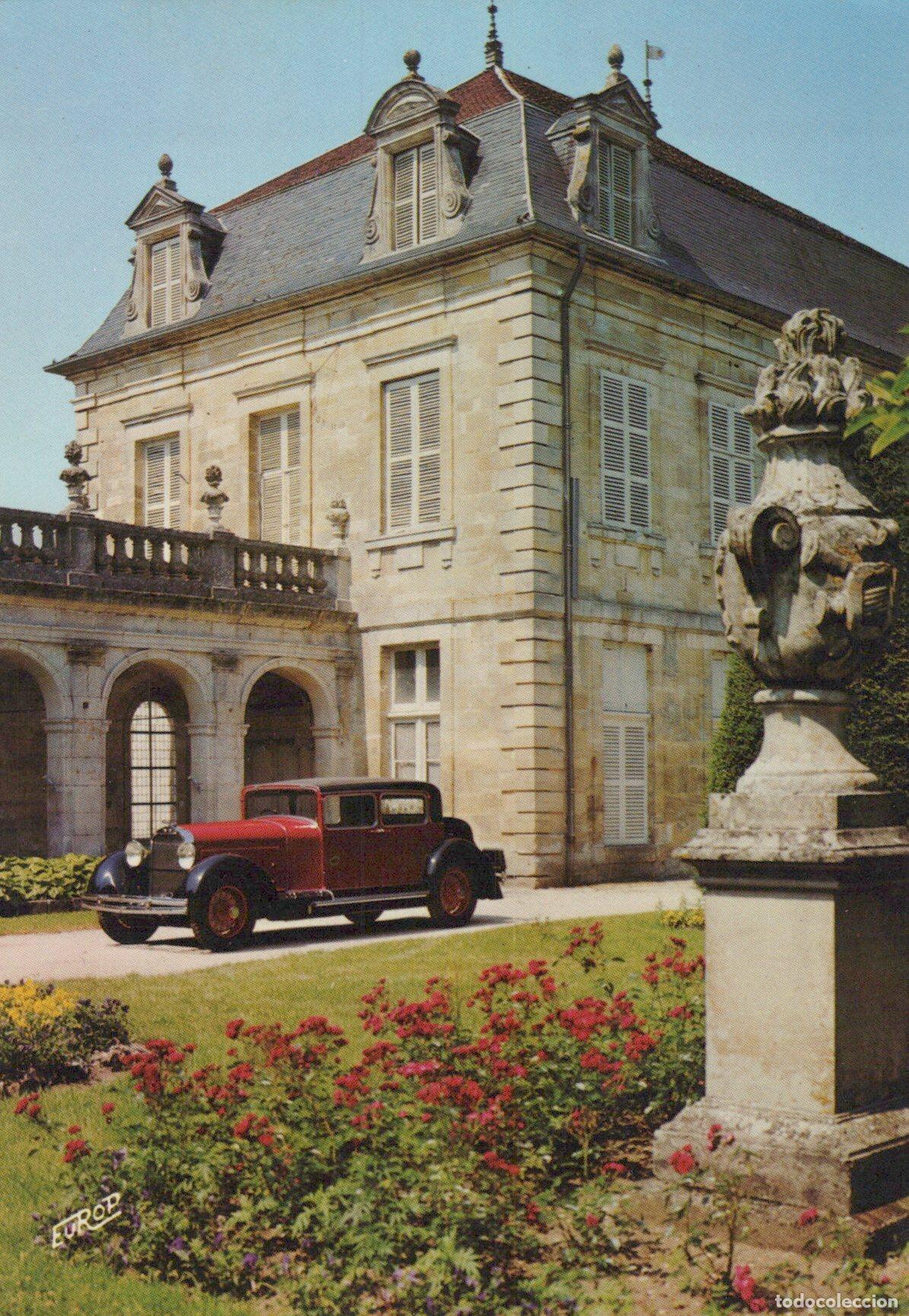Postales: France Villiers en Lieu Mus&eacute;e Automobile Voiture Vintage 1934 Unposted *YAG043