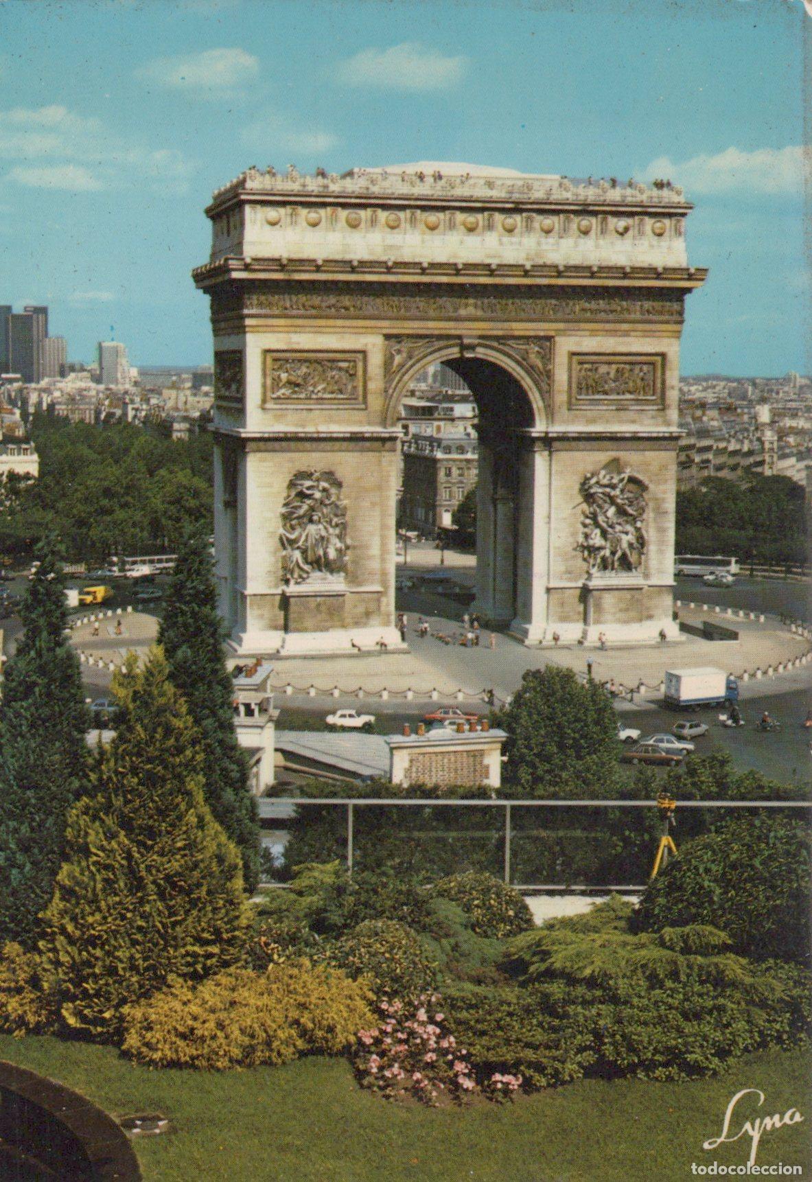 Postais: France Paris &Icirc;le de Arc de Triomphe Place Charles de Gaulle Unposted *YAG127