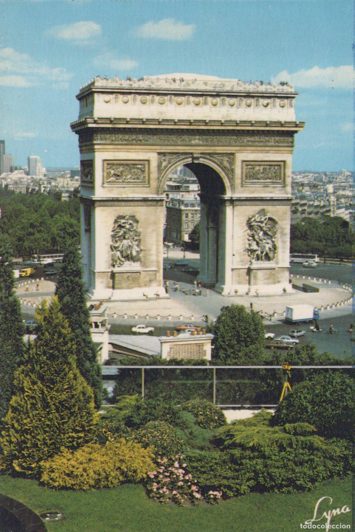 Postais: France Paris &Icirc;le de Arc de Triomphe Architecture Monument Unposted *YAG132