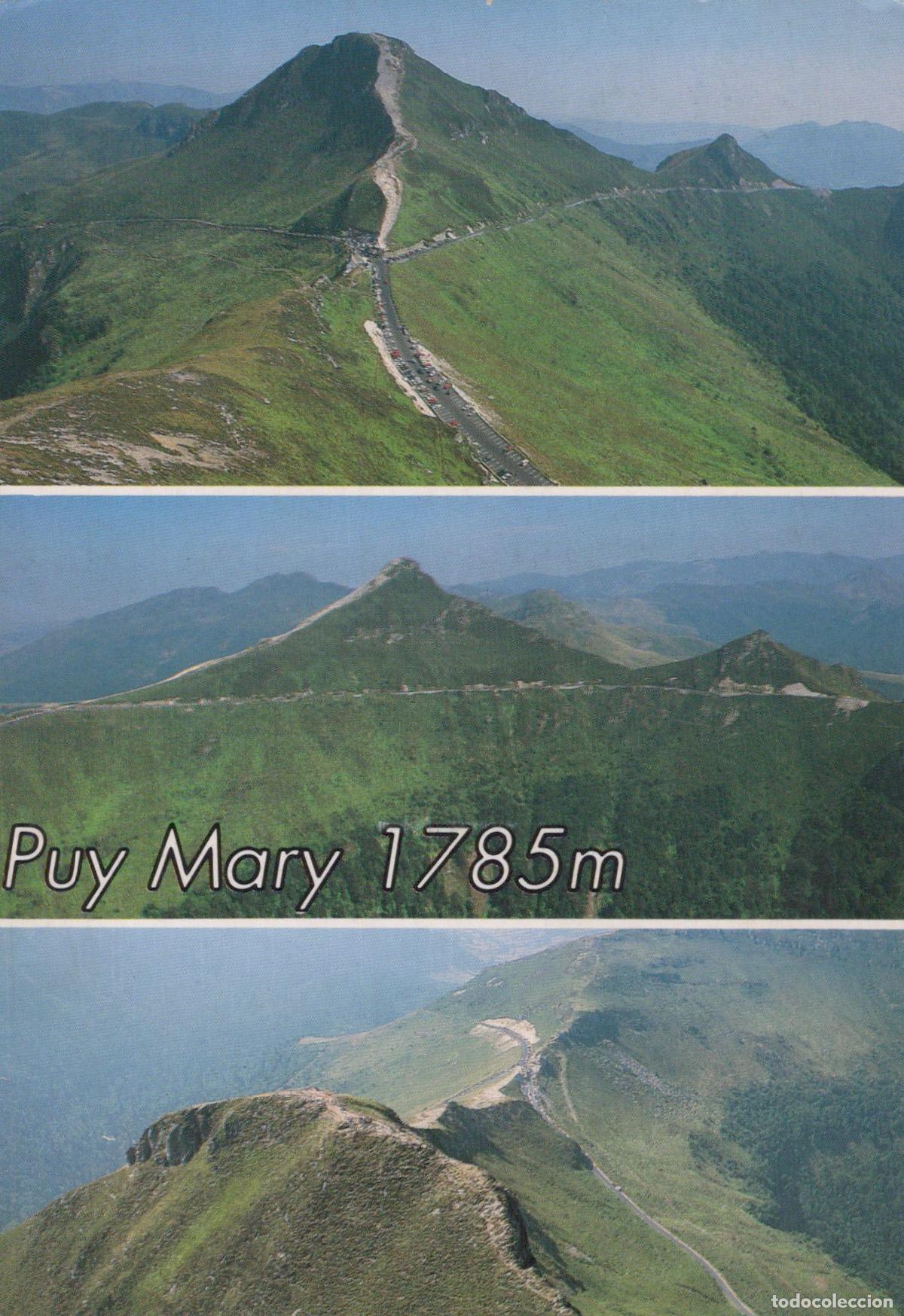 Postais: France Puy Mary Massif Central Montagne Paysage Routier *YAG076