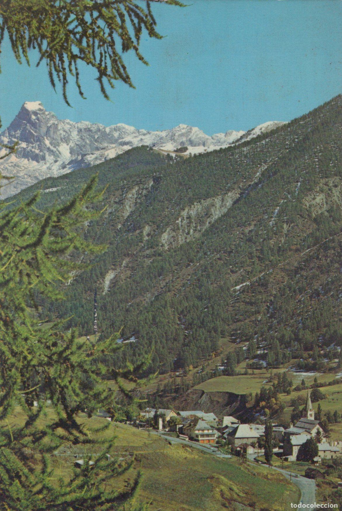 Postais: France St Paul sur Ubaye Alpes Village en Vall&eacute;e Montagnes *YAG199