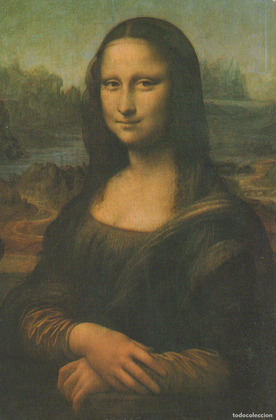 Postais: France Paris Louvre la Joconde de L&eacute;onard de Vinci Art Unposted *YAG131
