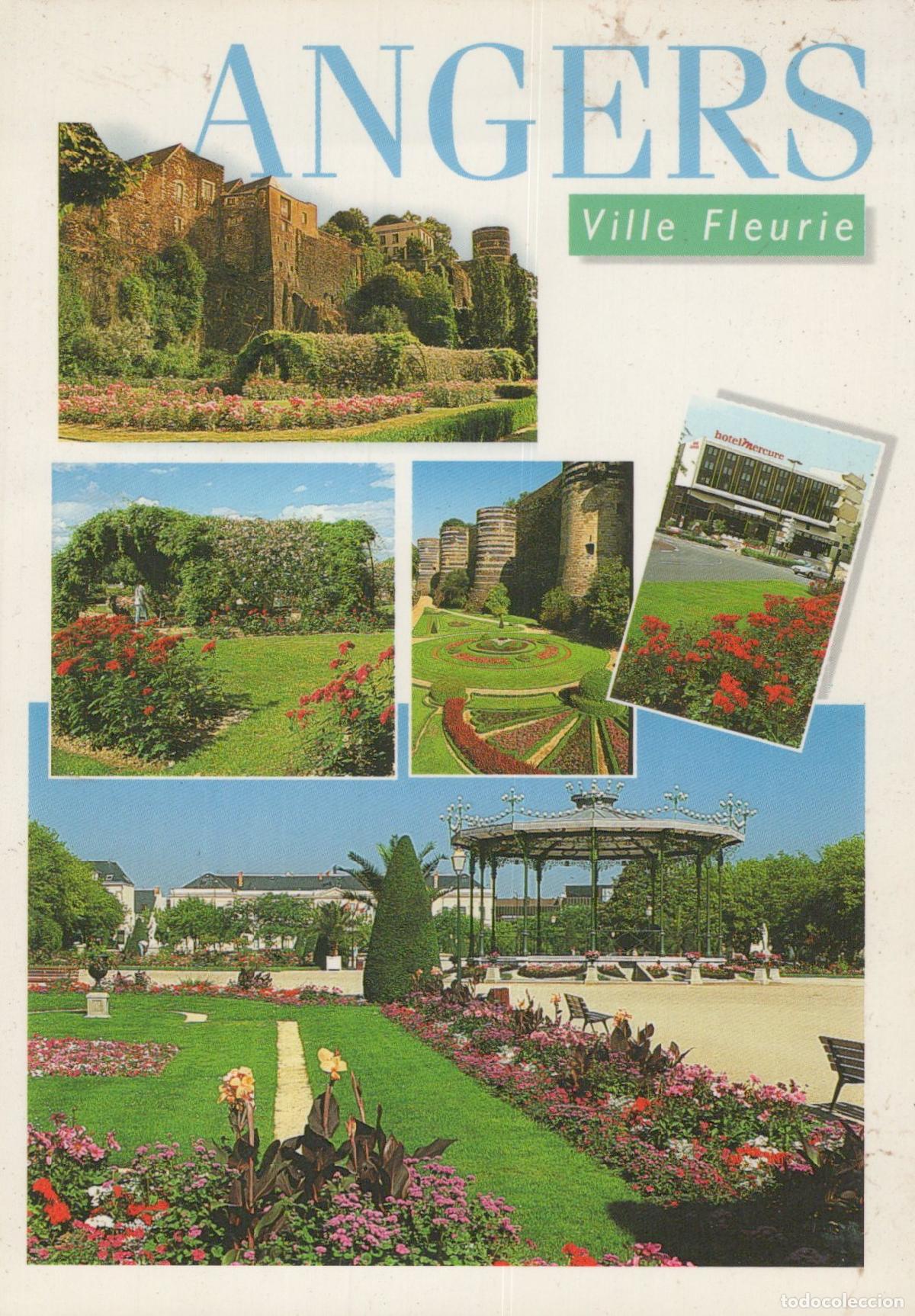 Postais: France Angers Vues Ville Fleurie Ch&acirc;teau Jardins H&ocirc;tel *YAG213