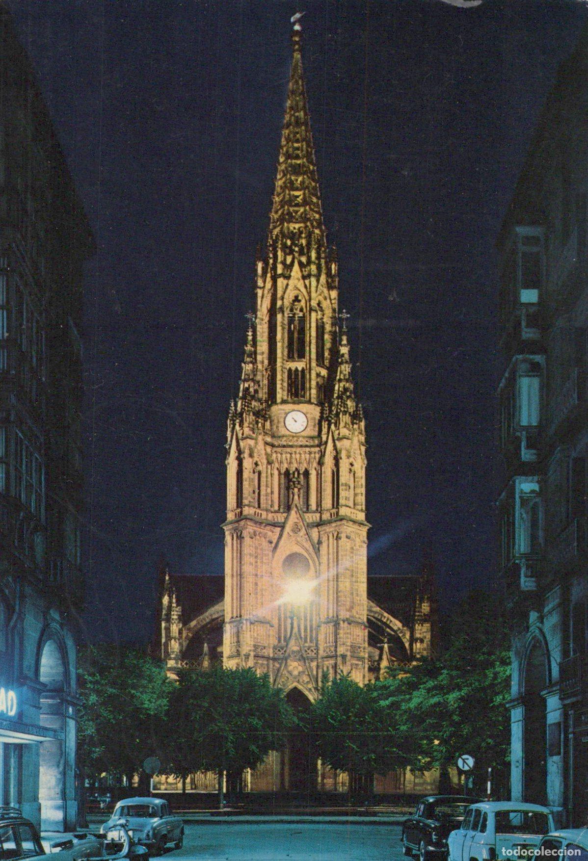 Postais: Espa&ntilde;a San Sebasti&aacute;n Pa&iacute;s Vasco Catedral Buen Pastor Arquitectura *YAG227