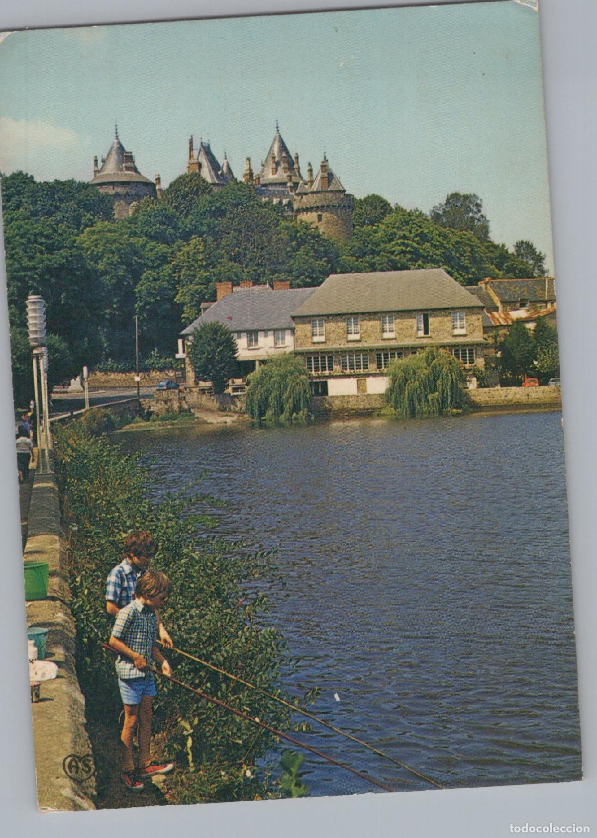 Postais: France Combourg Bretagne Ch&acirc;teau de L &Eacute;tang P&ecirc;che *YAG135