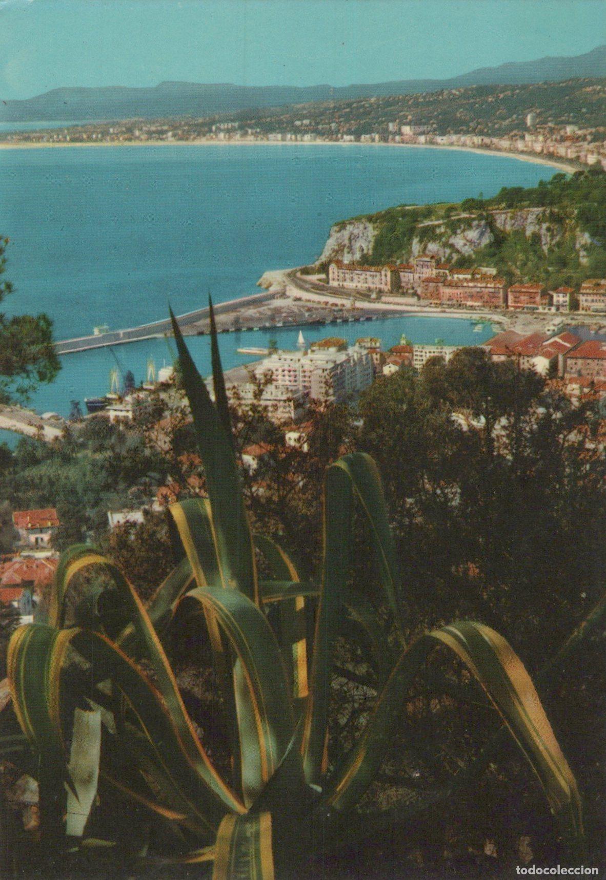 Postales: France Nice C&ocirc;te D Azur Vue Panoramique Port Baie et Promenade des *YAG232