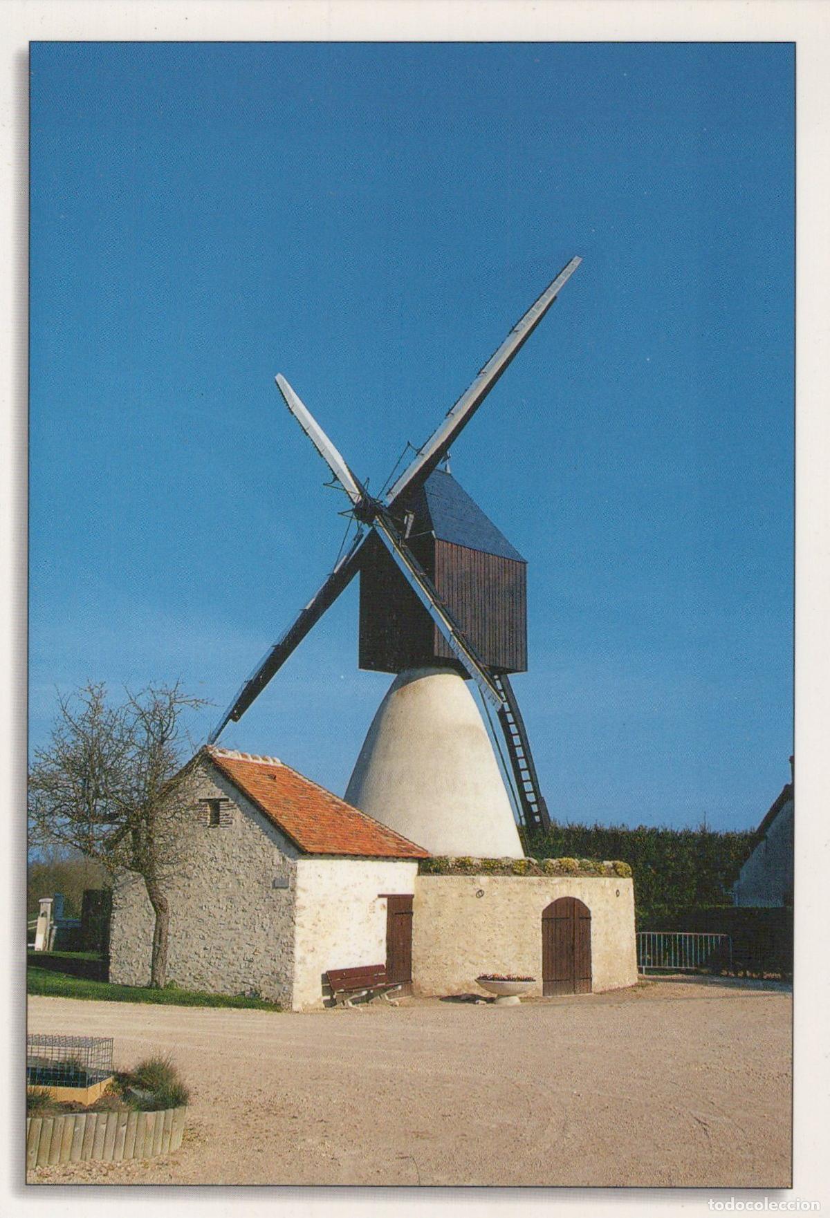 Postcards: France St Laurent Nouan Le Moulin Cavier Moulin &Agrave; Vent Unposted *YAG282