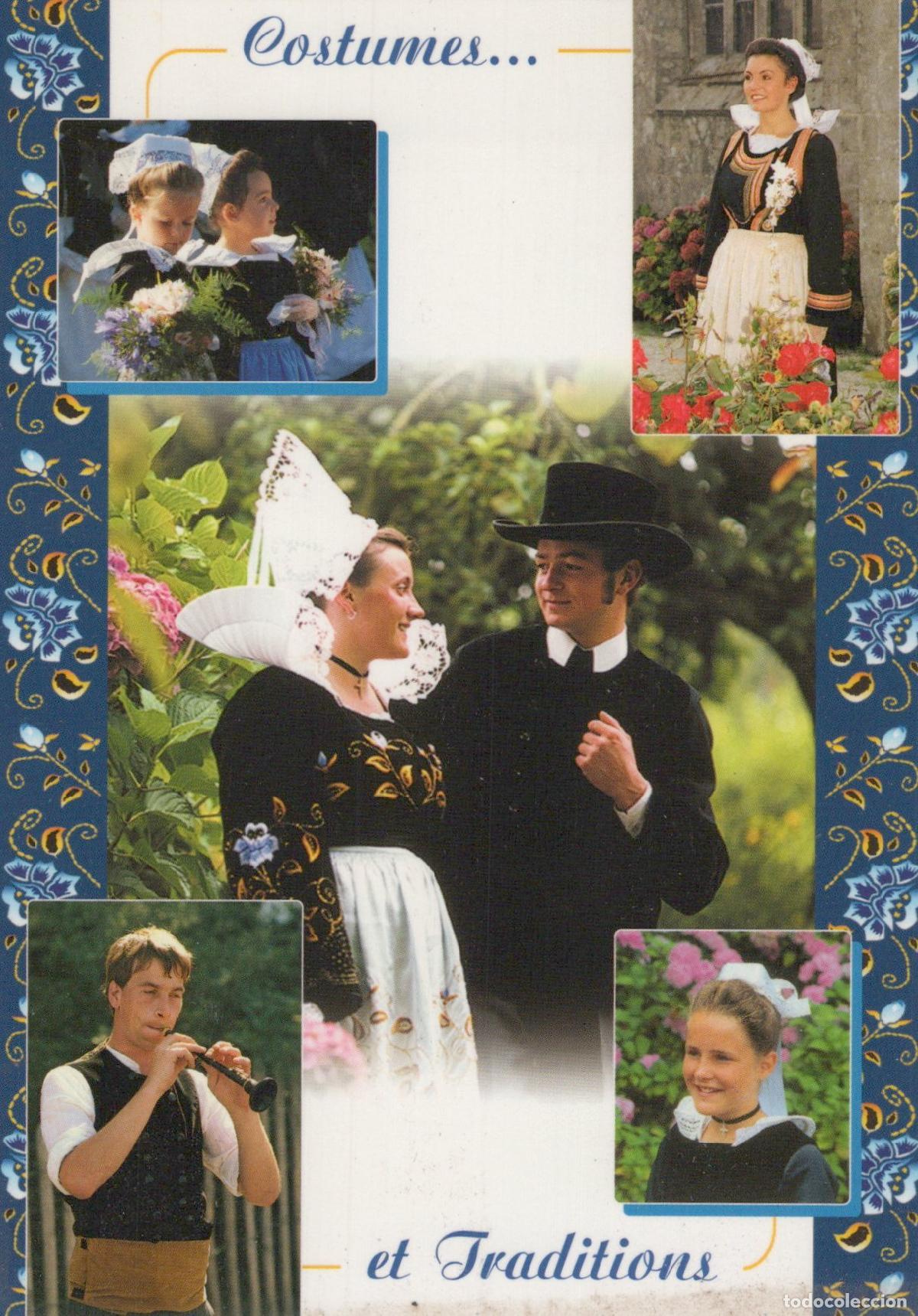 Postais: France Fouesnant Bretagne Costumes Traditionnels R&eacute;gionaux *YAG158