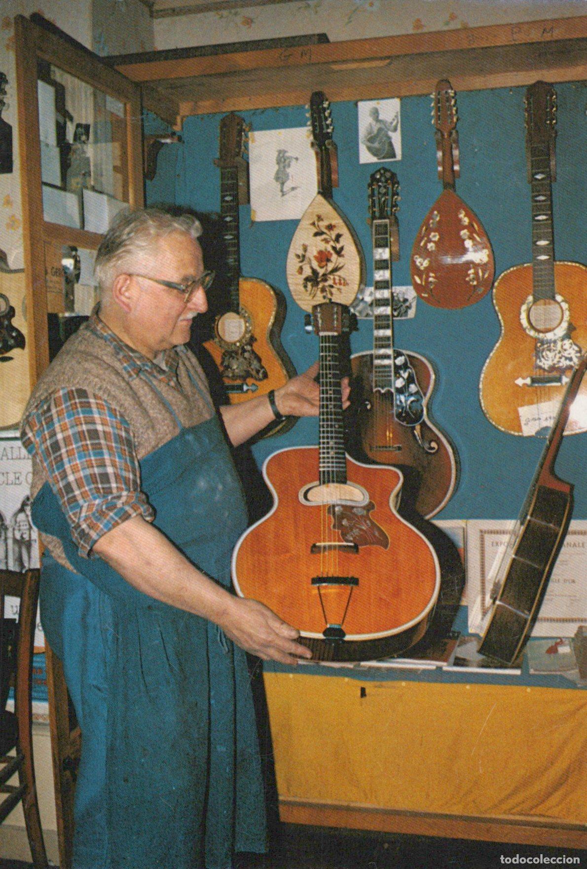 Cartes Postales: France Mirecourt Atelier G&eacute;r&ocirc;me Luthier Instruments Unposted *YAG314
