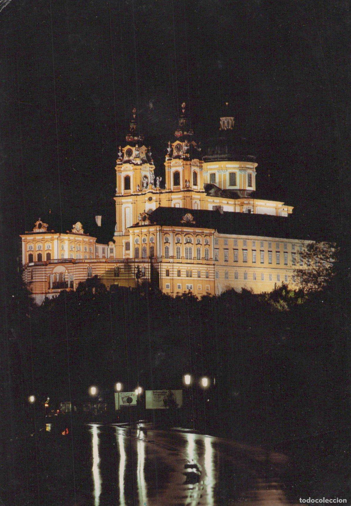 Cartes Postales: &Ouml;sterreich Melk Nieder&ouml;sterreich Stift Kloster Nachtansicht Oblitert *YAG198