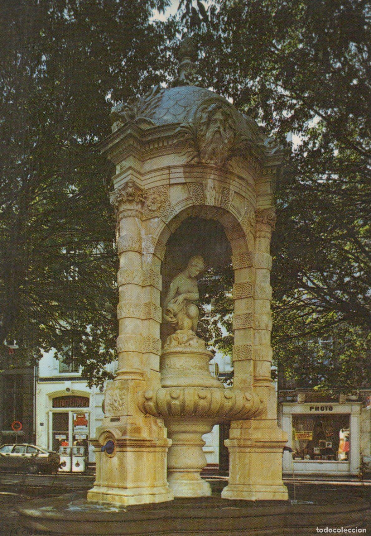 Cartes Postales: France Bordeaux Fontaine Place Charles Gruet &OElig;uvre Baroque Unposted *YAG337