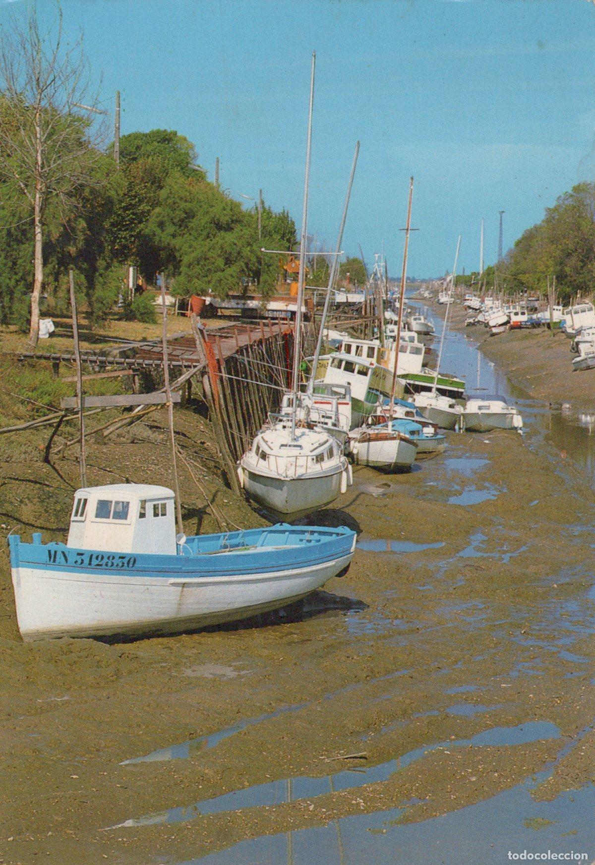Cartes Postales: France La Tremblade Canal &Agrave; Mar&eacute;e Basse Bateaux *YAG351