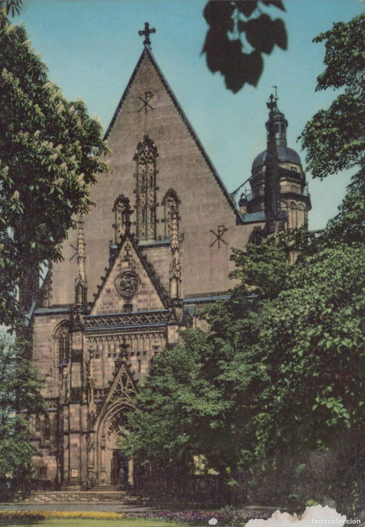 Postcards: Deutschland Leipzig Sachsen Thomaskirche Architektur Unposted *YAG373