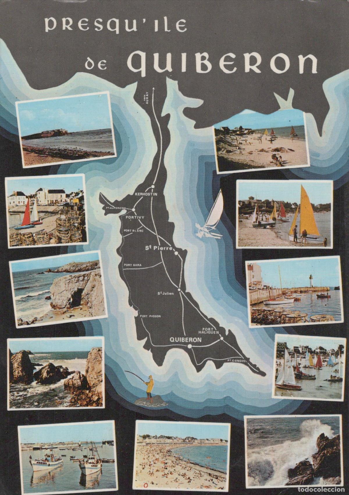 Postkarten: France Quiberon Bretagne Presqu &Icirc;le de C&ocirc;te Sauvage *YAG376